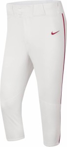 ナイキ キッズ 野球 パンツ Nike Boys' Vapor Select High Piped Baseball Pants - Tm White/Tm Scar/Tm Scar