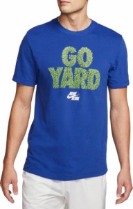 ナイキ メンズ 野球 Tシャツ Nike Men's "GO YARD" Dri-FIT Cotton Baseball T-Shirt - Rush Blue