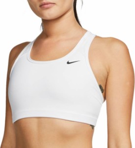 ナイキ レディース スポーツブラ Nike Women's Pro Swoosh Medium-Support Sports Bra - White