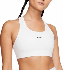 ナイキ レディース スポーツブラ Nike Women's Pro Swoosh Medium-Support Padded Sports Bra - White