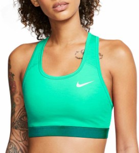 ナイキ レディース スポーツブラ Nike Women's Pro Swoosh Medium-Support Sports Bra - Green Glow