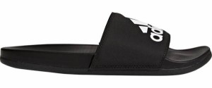 アディダス メンズ サンダル adidas Men's Adilette CloudFoam Plus Slides - Black/White