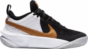 ナイキ キッズ バッシュ Nike Kids' Grade School Team Hustle D 10 - Black/White/Gold