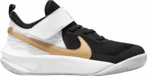 ナイキ キッズ バッシュ Nike Kids' Preschool Team Hustle D 10 - Black/White/Gold