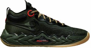 ナイキ メンズ バッシュ Nike Air Zoom G.T. Run Basketball Shoes - Green/Black/Orange