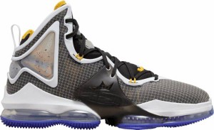 ナイキ メンズ バッシュ Nike LeBron 19 Basketball Shoes - Black/Yellow/Purple