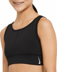 ナイキ キッズ スポーツブラ Nike Girls' Swoosh Luxe Sports Bra - Black