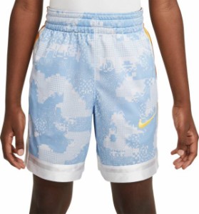 ナイキ キッズ ショートパンツ Nike Boys' Elite Print Basketball Shorts - Football Grey
