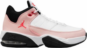 ジョーダン キッズ バッシュ Jordan Kids' GS Max Aura 3 - White/Grey/Red 白 ホワイト バスケットシューズ ミニバス 子供 男の子 女の