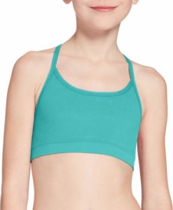 ディックス キッズ スポーツブラ DSG Girls' Seamless Sports Bra - Capri Sea