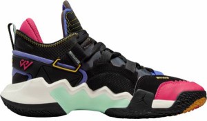 ジョーダン メンズ バッシュ Jordan Why Not Zer0.5 Basketball Shoes - Black/Red/Blue