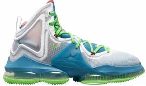 ナイキ メンズ バッシュ Nike Lebron 19 Basketball Shoes - Blue/Green/White