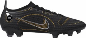 ナイキ メンズ マーキュリアル ヴェイパー１４ サッカー スパイク Nike Mercurial Vapor 14 Elite FG Soccer Cleats - Black/Gold