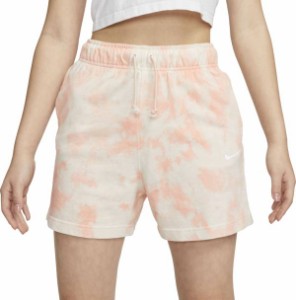 ナイキ レディース ハーフパンツ Nike Women's Jersey Tie-Dye Shorts - Arctic Orange