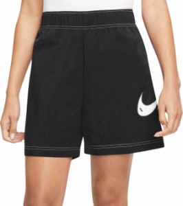 ナイキ レディース ハーフパンツ Nike Women's Swoosh Woven Easy Shorts - Black