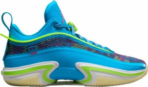 ジョーダン メンズ バッシュ Air Jordan XXXVI Low Luka Basketball Shoes - Blue/Green/Pink