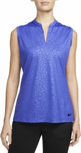 ナイキ レディース ポロシャツ ゴルフ Nike Women's Dri-FIT Victory Sleeveless Golf Polo - Lapis