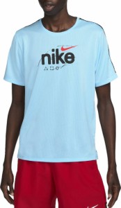 ナイキ メンズ Tシャツ 半袖 Nike Men's Dri-FIT Miler Dyed T-Shirt - Blue Chill