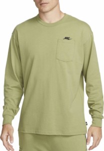 ナイキ メンズ Tシャツ 長袖 ロンT Nike Sportswear Premium Essentials Men's Long-Sleeve Pocket T-Shirt - Alligator