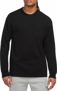 ナイキ メンズ Tシャツ 長袖 ロンT Nike Sportswear Premium Essentials Men's Long-Sleeve Pocket T-Shirt - Black