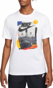 ナイキ メンズ Tシャツ 半袖 Nike Men's Sportswear Rhythm Photo T-Shirt - White