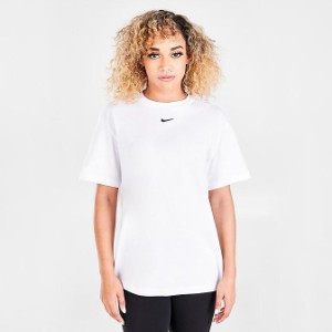 ナイキ レディース Tシャツ 半袖 Women's Nike Sportswear Essential T-Shirt - White/Black