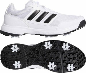 アディダス メンズ adidas Tech Response 2.0 Golf Shoes ゴルフシューズ WHITE/BLACK