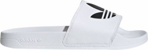 アディダス メンズ サンダル adidas Men's Adilette Lite Slides - White/Black