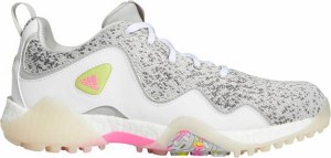 アディダス レディース ゴルフシューズ adidas Women's CODECHAOS 21 Primeblue Golf Shoes - White/Grey/Pink