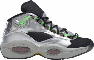 リーボック メンズ バッシュ Reebok Question Mid - Silver/Black/Red