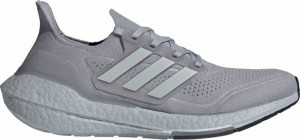 アディダス メンズ ランニングシューズ adidas Men's Ultraboost 21 Running Shoes - Grey/Yellow