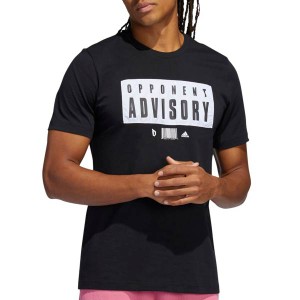 アディダス メンズ Tシャツ adidas Men's Dame EP Advisory T-Shirt - Black