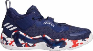 アディダス メンズ イシュー３ バッシュ adidas D.O.N. Issue #3 Basketball Shoes - Navy/White/Red