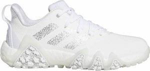 アディダス レディース ゴルフシューズ adidas Women's CODECHAOS 22 Golf Shoes - White/Silver/Pink