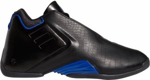 アディダス メンズ バッシュ adidas T-Mac 3 Restomod Basketball Shoes - Black/Royal/Silver