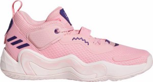 アディダス メンズ イシュー３ バッシュ adidas D.O.N. Issue #3 Basketball Shoes - Pink/Purple