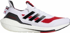 アディダス メンズ ランニングシューズ adidas Men's Ultraboost 21 Louisville Running Shoes - Red/Black/White