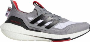 アディダス メンズ ランニングシューズ adidas Men's Ultraboost 21 NC State Running Shoes - Grey/Black/Red