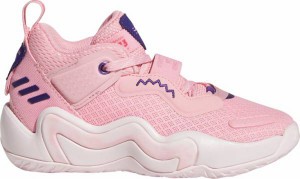 アディダス キッズ ジュニア バッシュ adidas Kids' Preschool D.O.N. Issue #3 Basketball Shoes - Pink/Purple