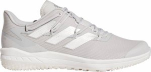 アディダス メンズ 野球 トレーニングシューズ adidas Men's adizero Afterburner 8 Turf Baseball Shoes - Grey/Silver