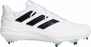 アディダス メンズ 野球 スパイク adidas Men's adizero Afterburner 8 Metal Baseball Cleats - White/Iridescent