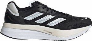 アディダス メンズ ランニングシューズ adidas Men's Adizero Boston 10 Running Shoes - Black/White