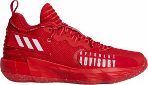 アディダス メンズ バッシュ adidas Dame 7 EXTPLY - Red/White/Silver