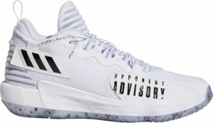 アディダス メンズ バッシュ adidas Dame 7 EXTPLY - White/Black/White