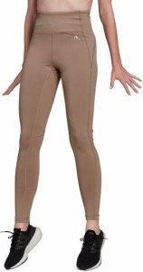 アディダス レディース トレーニングタイツ adidas Women's Hyperglam Rib Tights - Chalky Brown