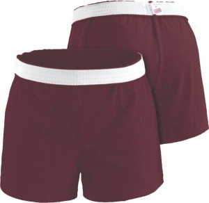 ソフィー レディース ショートパンツ Soffe Juniors' Cheer Shorts - Maroon