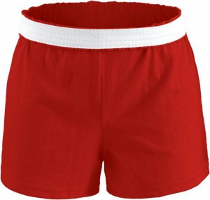 ソフィー レディース ショートパンツ Soffe Juniors' Cheer Shorts - Red