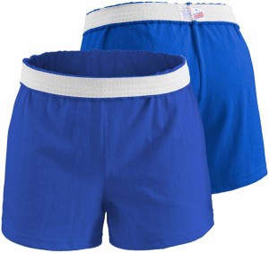 ソフィー レディース ショートパンツ Soffe Juniors' Cheer Shorts - Royal Blue