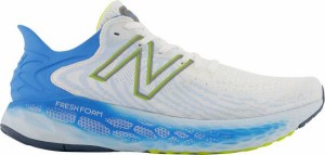 ニューバランス メンズ ランニングシューズ New Balance Men's Fresh Foam 1080 V11 Running Shoes - White/Blue/Yellow