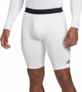 アディダス メンズ 野球 パワータイツ adidas Men's Triple Stripe Sliding Shorts w/ Cup - White